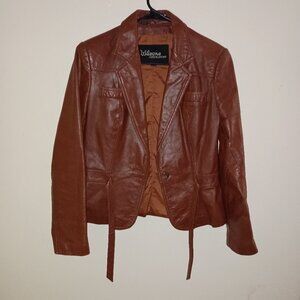 Women's leather jacket